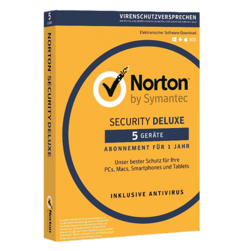 Norton Security Deluxe 3.0. 5 pc 1 jaar