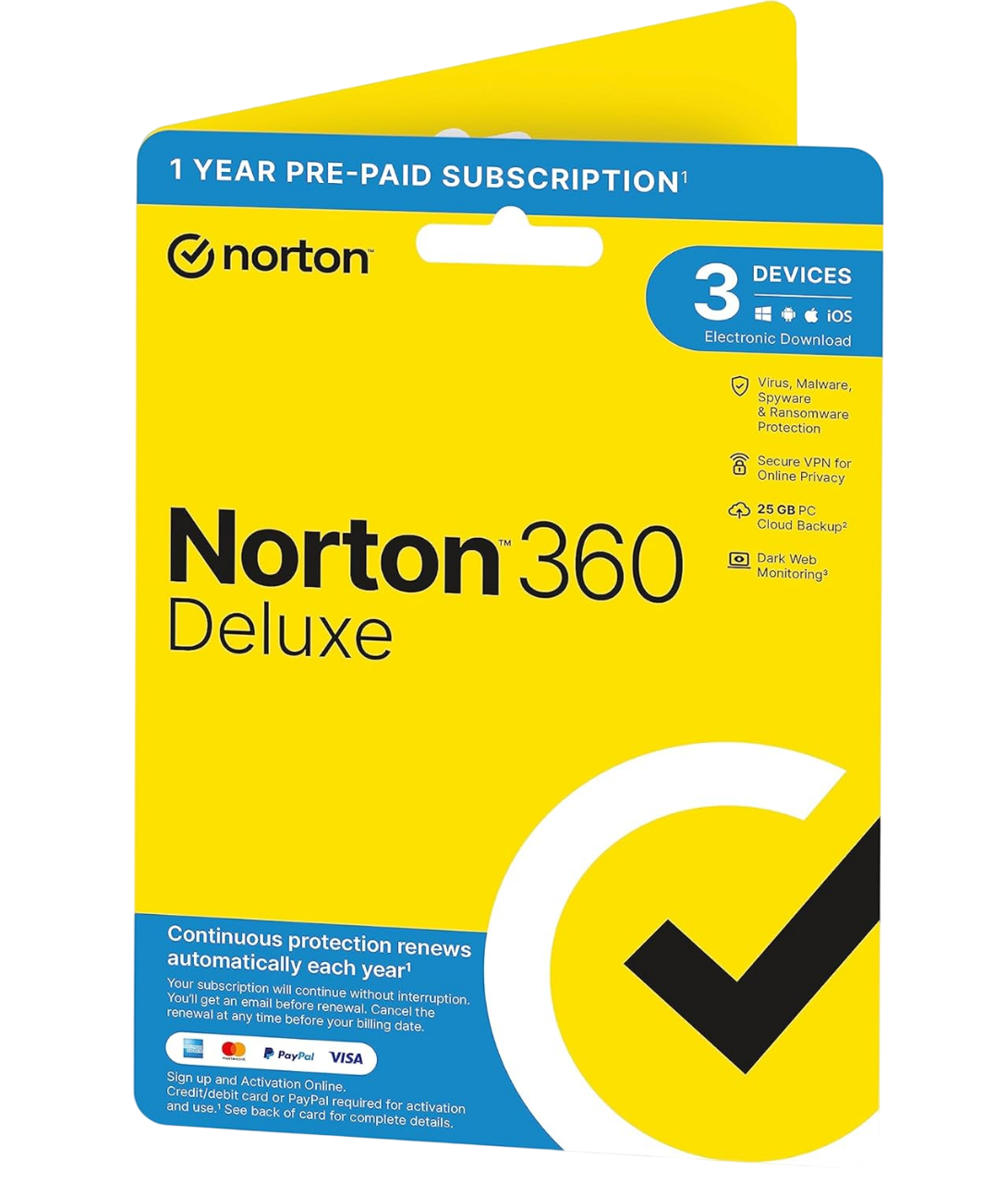 Norton SUB 360 Deluxe 3 apparaten 1 jaar