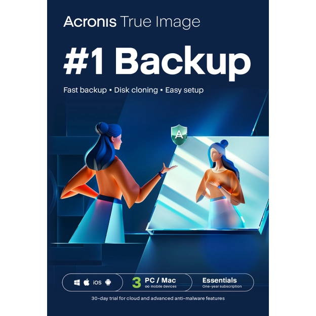 Acronis True Image Home Office Essentials 3 pc 1 jaar