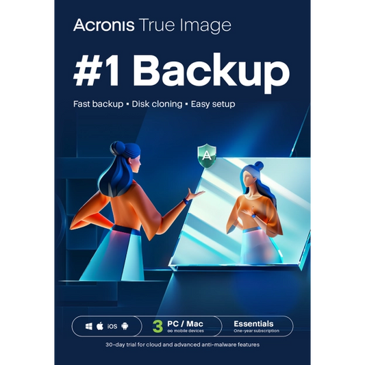Acronis True Image Home Office Essentials 3 pc 1 jaar