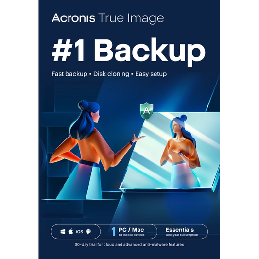 Acronis True Image Home Office Essentials 1 pc 1 jaar