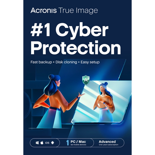 Acronis True Image Home Office Advanced 1 pc – 1 jaar + 50 GB Cloud-opslag