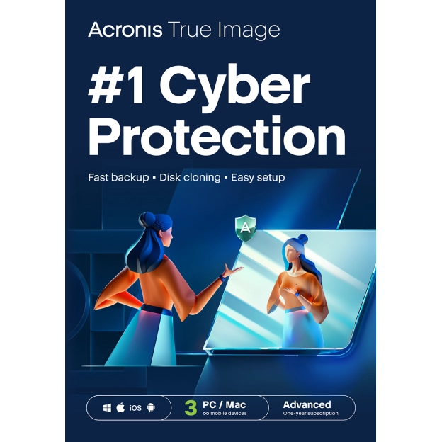Acronis True Image Home Office Advanced 3 pc 1 jaar + 50 GB Cloud Storage