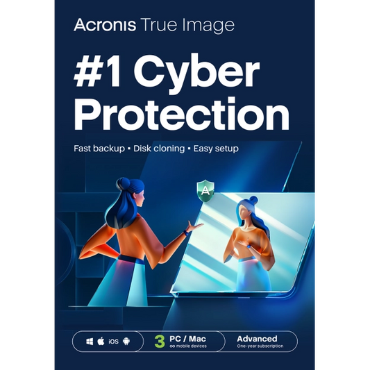 Acronis True Image Home Office Advanced 3 pc 1 jaar + 500 GB Cloud Storage