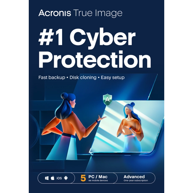 Acronis True Image Home Office Advanced 5 pc 1 jaar + 500 GB Cloud Storage