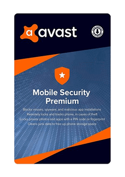 Avast Mobile Security Premium voor Android – 1 apparaat – 1 jaar