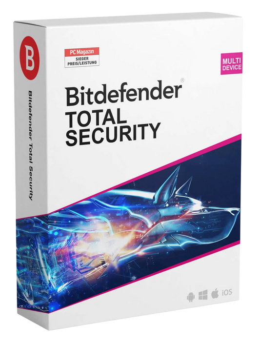 Bitdefender EU Total Security 5 pc's – 1 jaar EU
