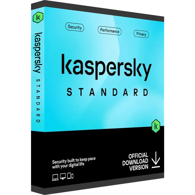 Kaspersky Standard voor 5 pc’s – 1 jaar DACH