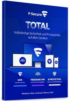 F-Secure Total Security voor 1 pc – 1 jaar