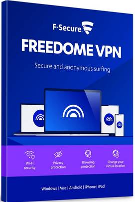 F-Secure Freedome VPN 5 pc 1 jaar