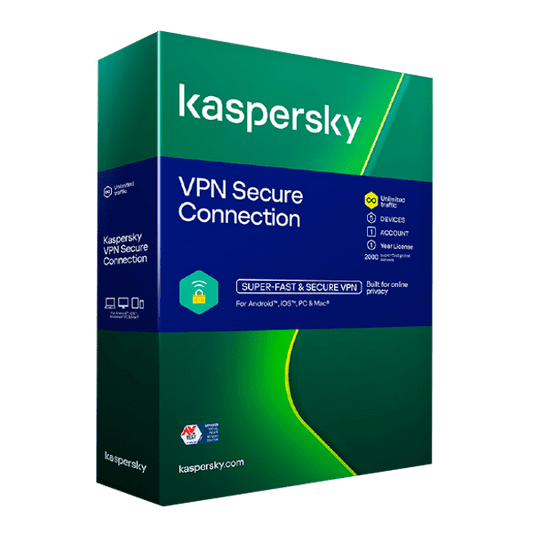 Kaspersky Secure Connection VPN 1 Account 5 pc 1 jaar