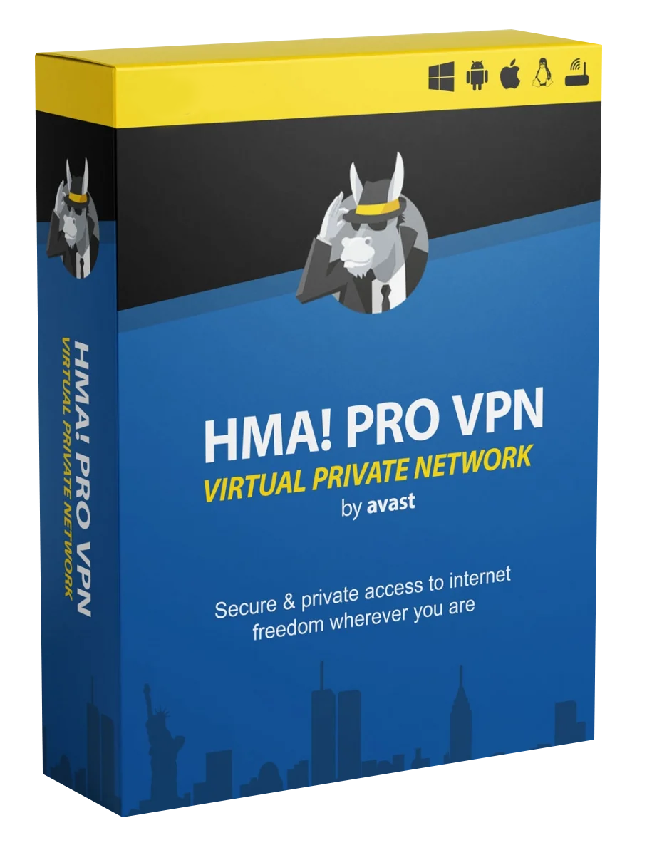 HMA Pro VPN – 5 apparaten – 1 jaar