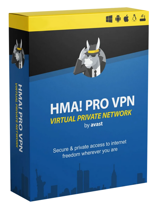 HMA Pro VPN – 5 apparaten – 1 jaar