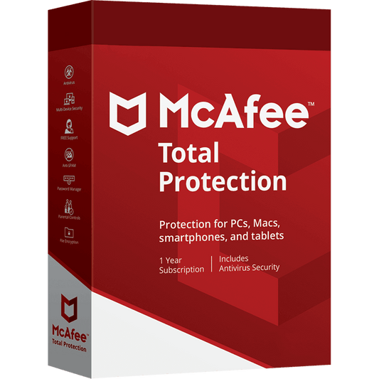 McAfee Total Protection 3 pc 1 jaar
