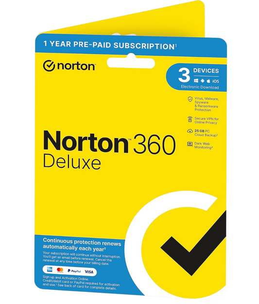 Norton SUB 360 Deluxe 3 apparaten 1 jaar