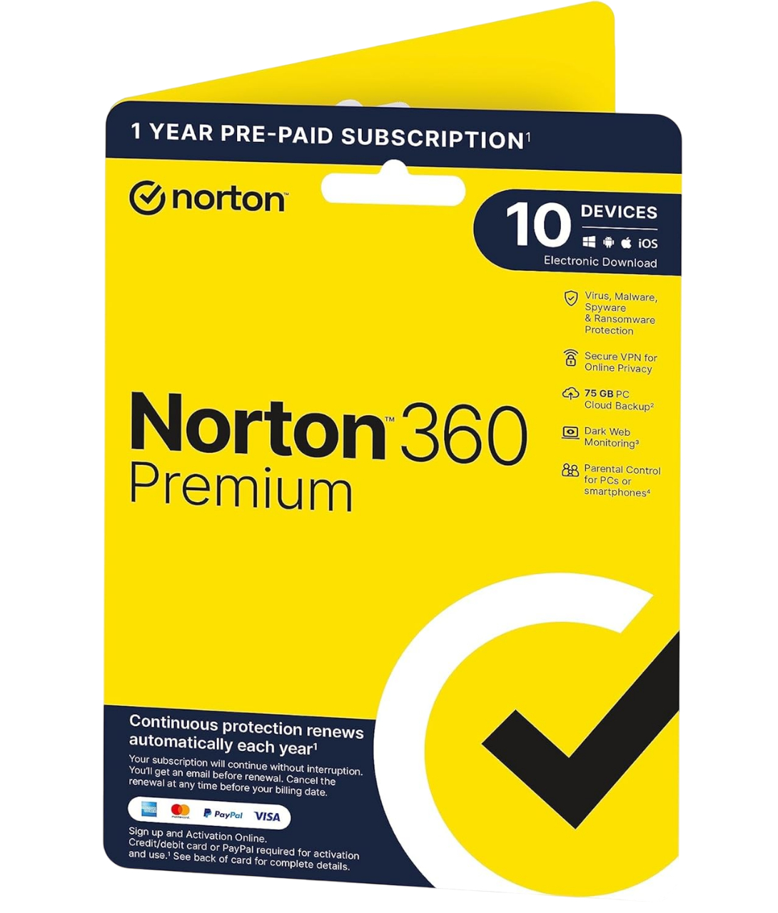 Norton SUB 360 Premium – 10 apparaten – 1 jaar