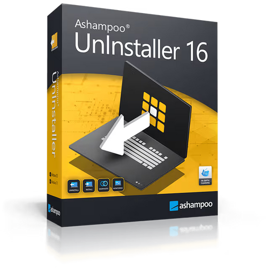 Ashampoo UnInstaller 16 - 1 PC - Perpetual