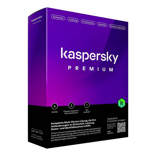 Kaspersky Premium voor 5 pc’s – 1 jaar