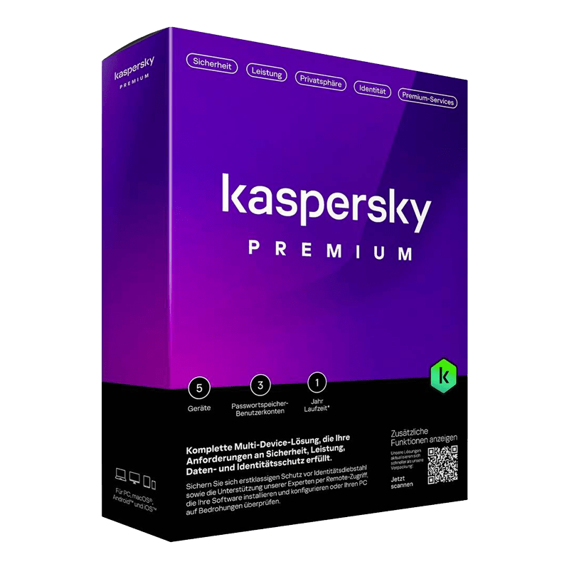 Kaspersky Premium 5 pc 1 jaar DACH